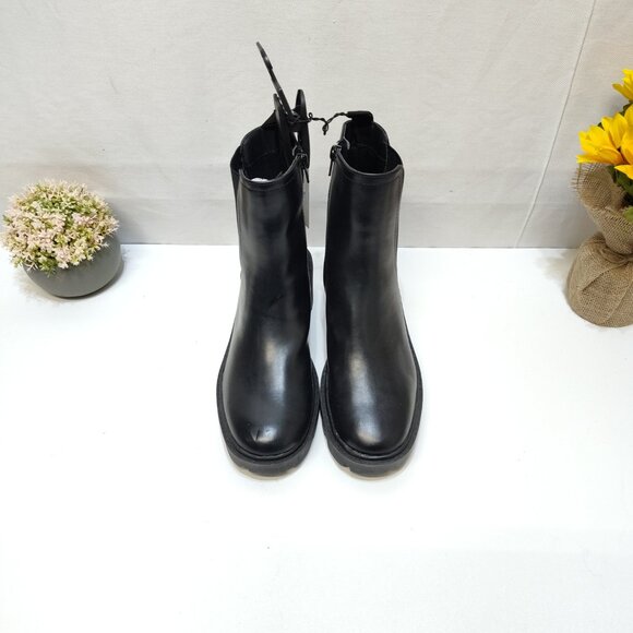 Time and Tru Unit Chelsea Ankle Lug Sole Combat Boot Memory Foam Womens Size 7 - Picture 5 of 9